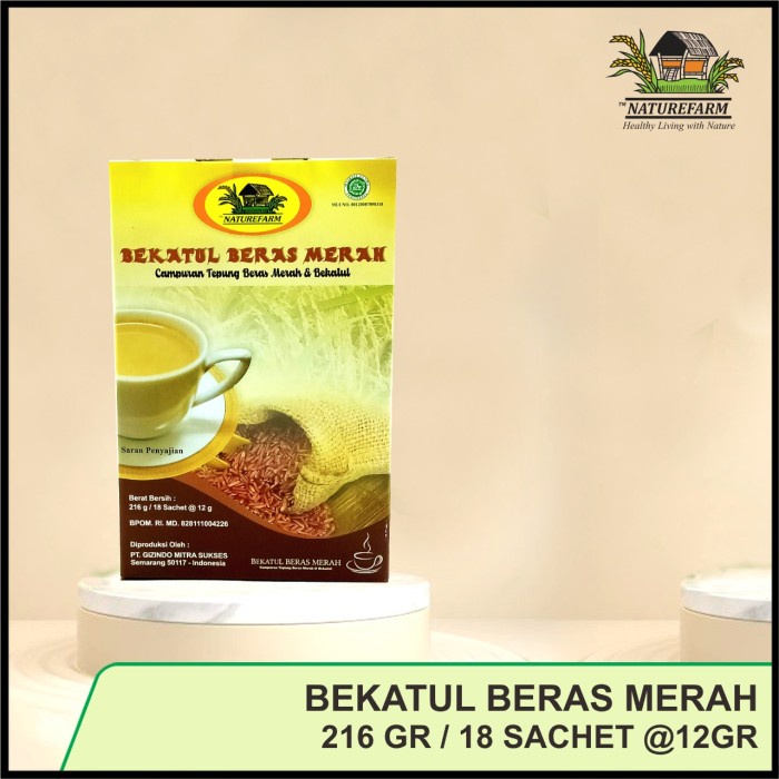 

BEKATUL BERAS MERAH NATURE FARM (NATUREFARM) (BERKUALITAS)