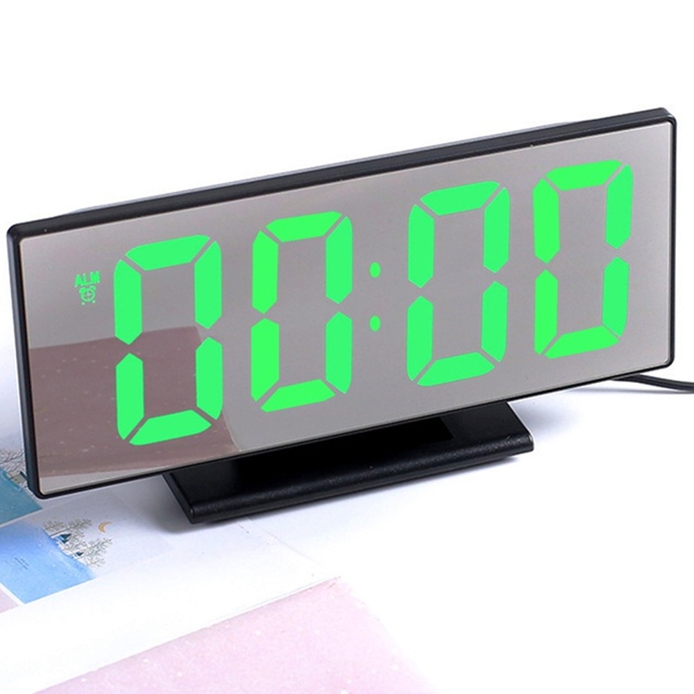 Digital Alarm Clock Mirror /Jam Meja Digital Led Weker DS-3618L