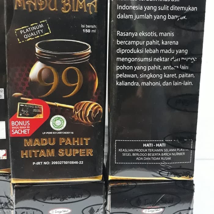 

Madu Bima 99 Madu Hitam Pahit Asli Original