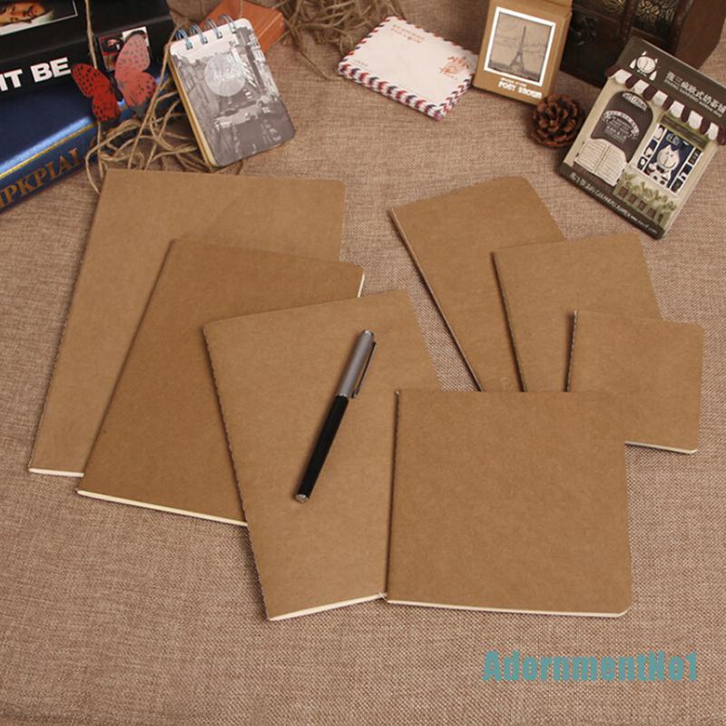 [AdornmentNo1]Kraft paper notebook blank notepad book vintage journal notebooks