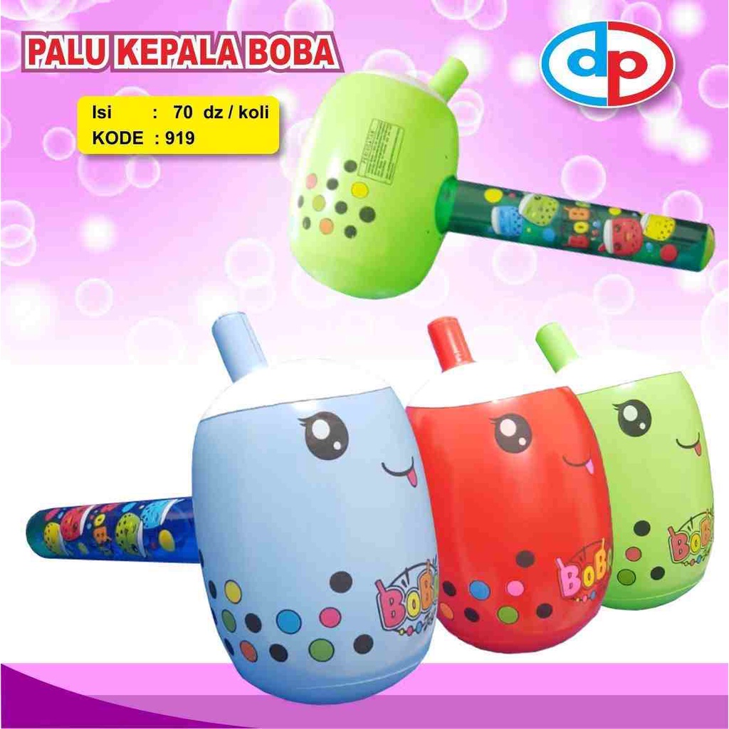 1 Lsn Mainan Tiup PALU KEPALA BOBA
