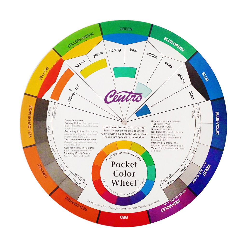 

Cakra Warna Pocket Color Wheel Circle Diameter 24cm