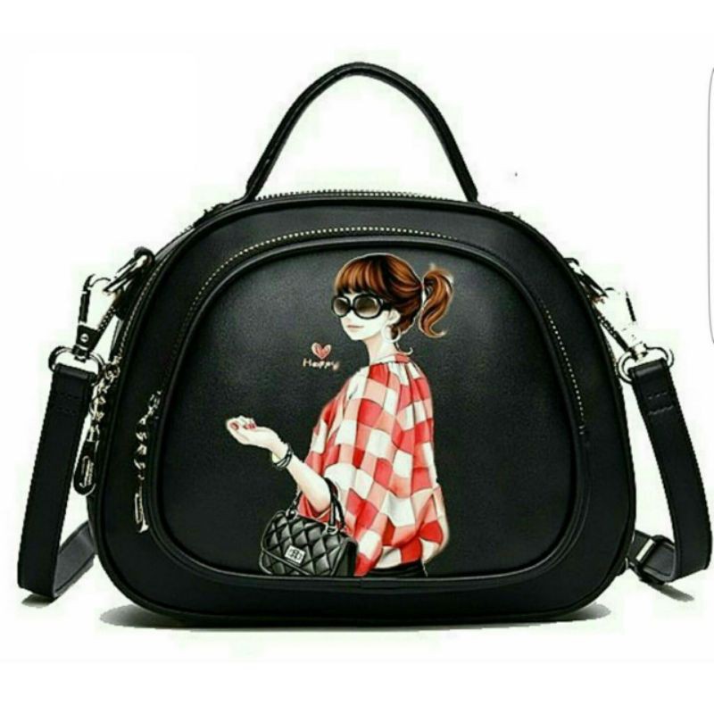 dem_sare / DS1059 INSTAGIRL - TAS SELEMPANG TAS PRINTING MODEL LUCU TAS SELEMPANG CASUAL