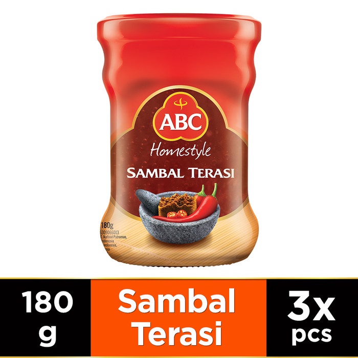 

uuttudd Abc Sambal Terasi 180 G - Multipack 3 Pcs Fsfs201