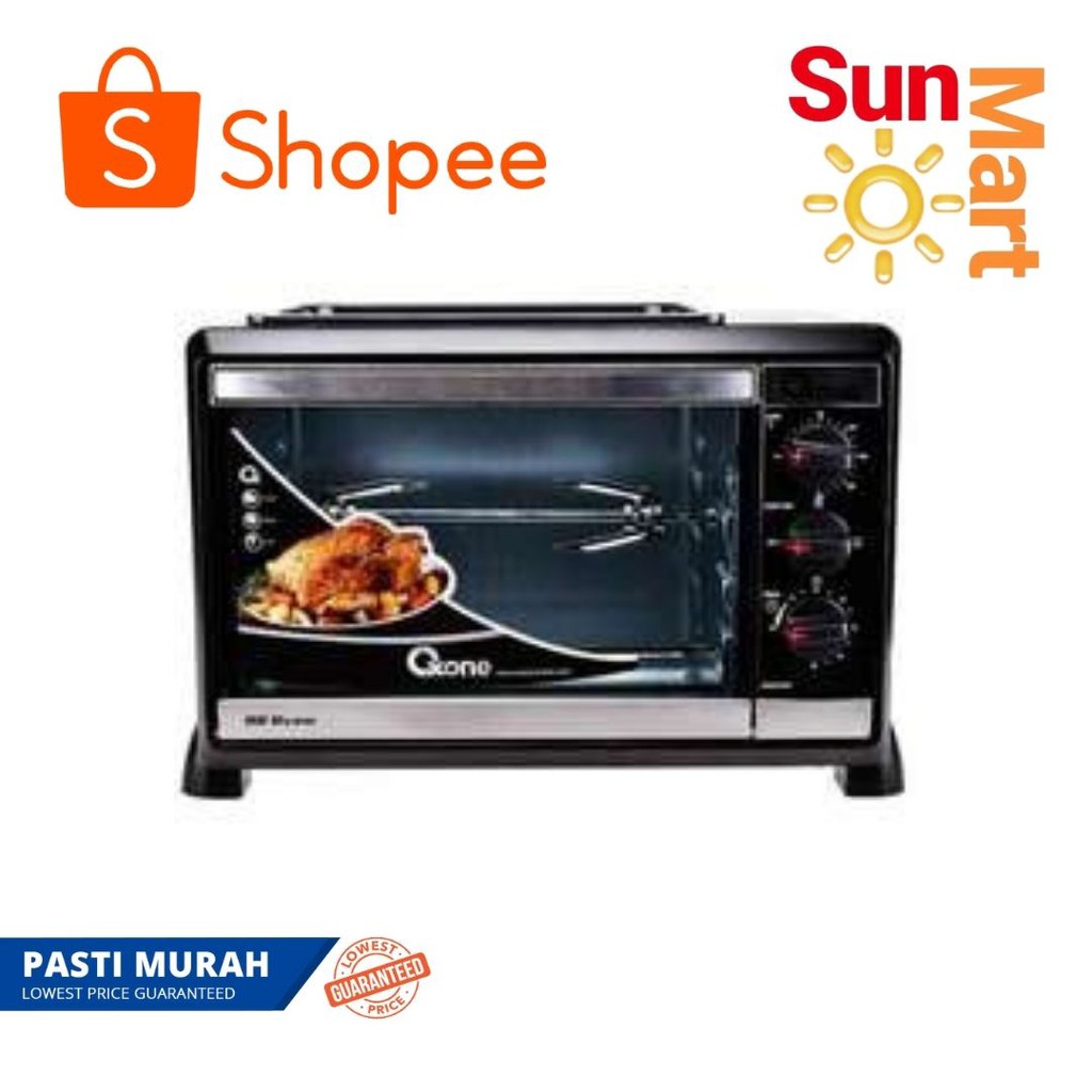 Oxone Oven Listrik 2in1 OX 858 18 Liter / Oven Toaster Mini Kecil Low Watt Murah