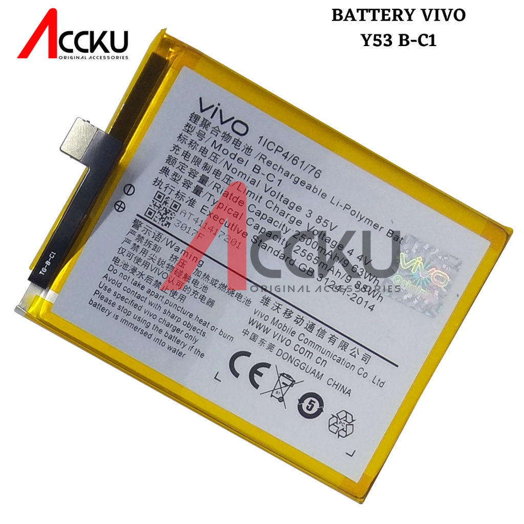 BATERAI BATTERY VIVO Y53 BK-B- C1 ORIGINAL