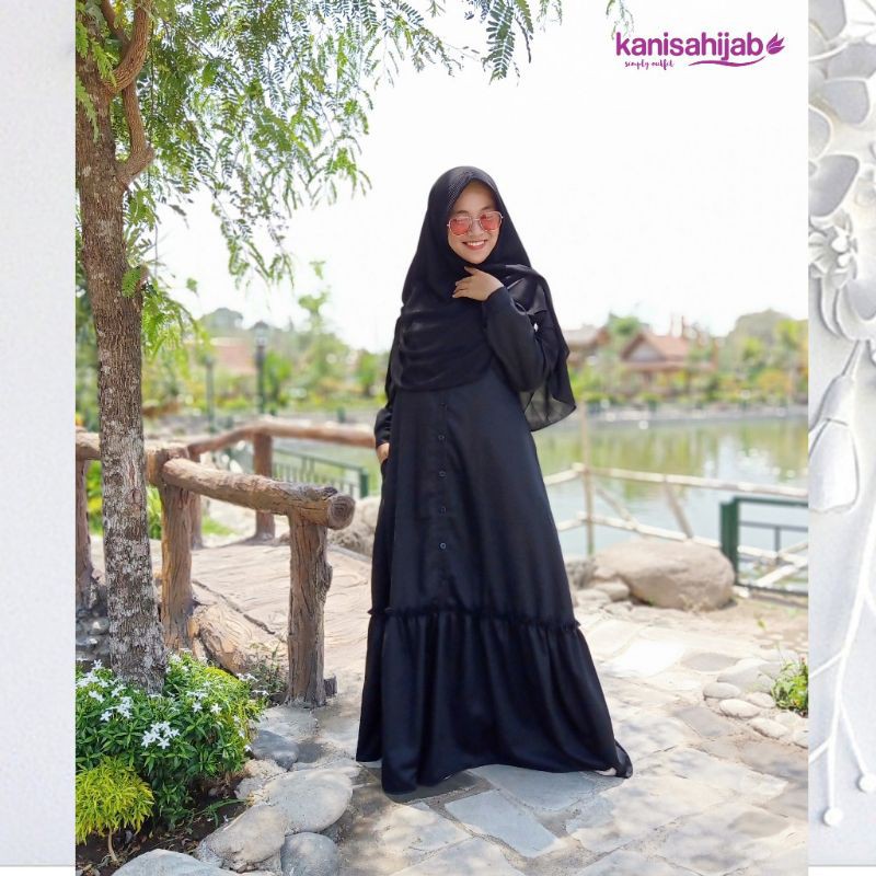 Gamis Kamila Toyobo Kancing