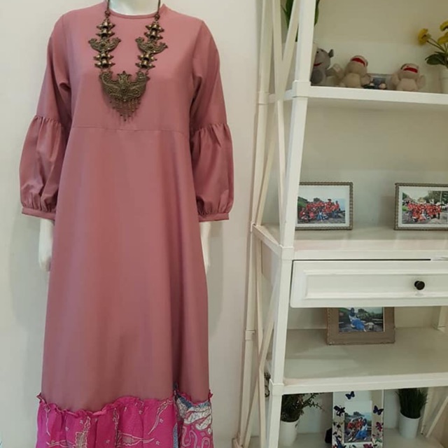 Gamis bawah batik by edness kayla