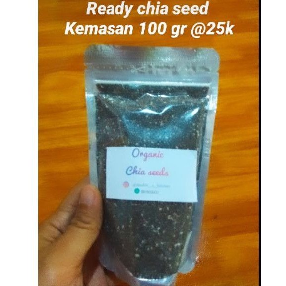 

organic chia seed pouch 100 gram