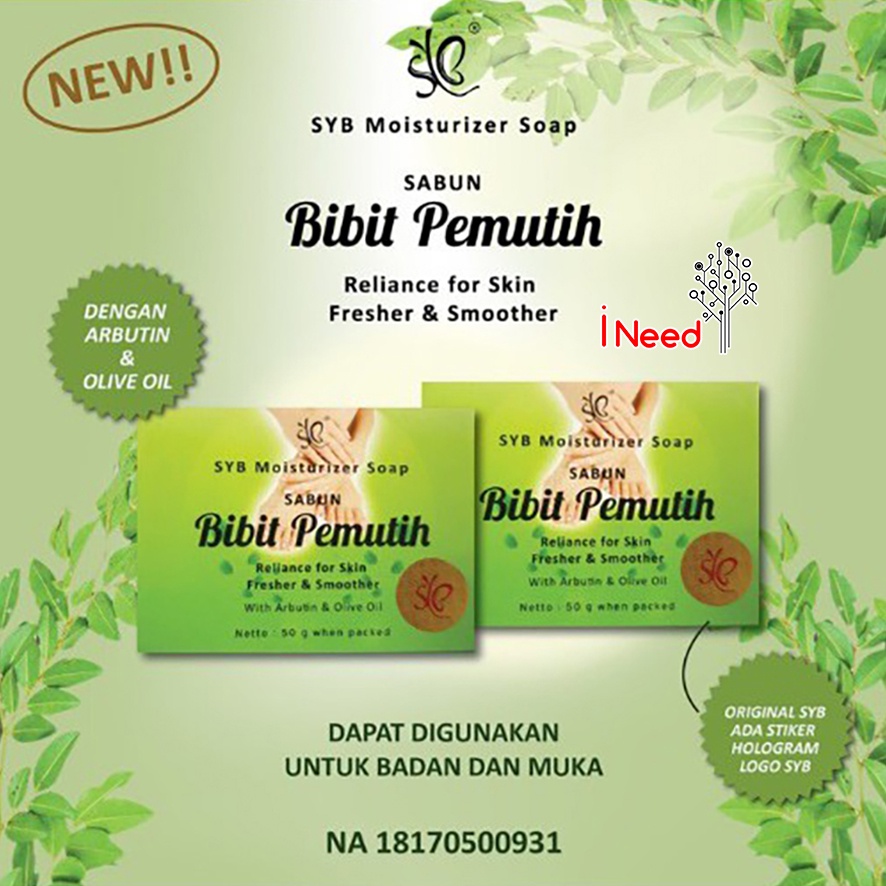 (INEED) [SYB] Sabun Bibit Pemutih / Bibit Pemutih Soap BPOM