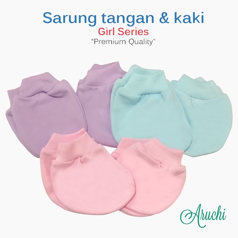 Aruchi Sarung tangan Warna 1 Set - Sarung tangan bayi murah