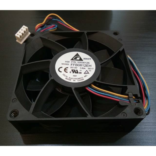 Kipas Fan DC12V 0.80A Delta Electronics 8cm x 2.5cm