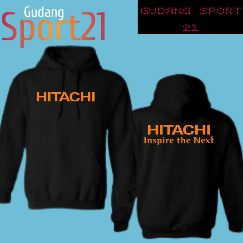 jaket hoodie alat berat hitachi hoodie hitachi