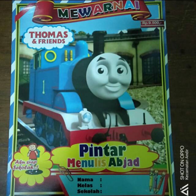 Buku Mewarnai Thomas Friends Shopee Indonesia