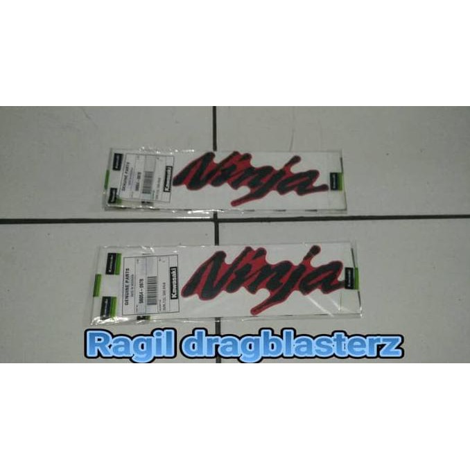 stiker/striping tangki ninja rr old / new ninja rr merah original