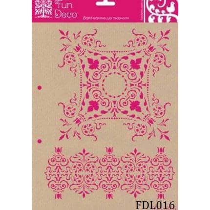 

Fun Deco Stencil ~ FDL016