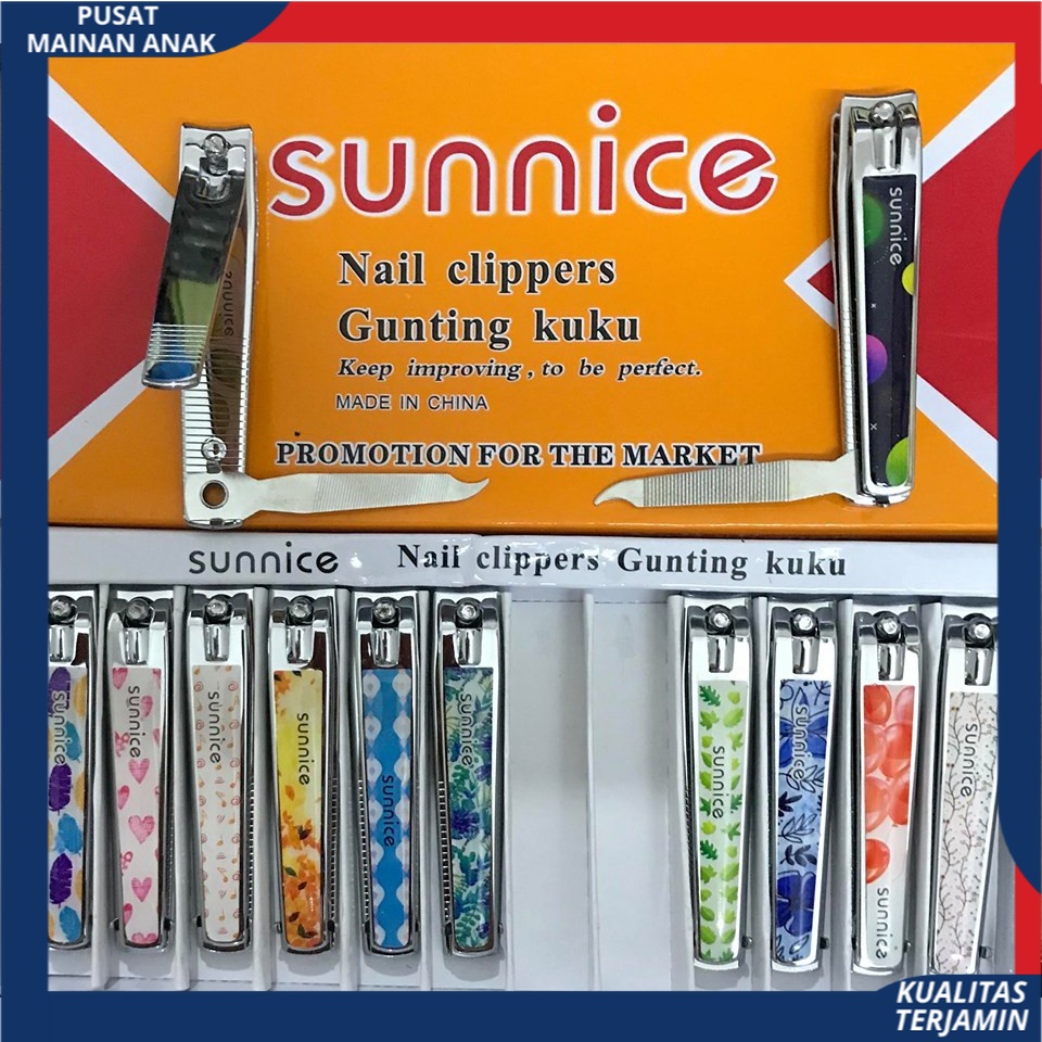 Gunting Kuku Ukuran Besar Tajam 8cm Berkualitas Motif Batik Nail Clipper Best Quality Best Quality