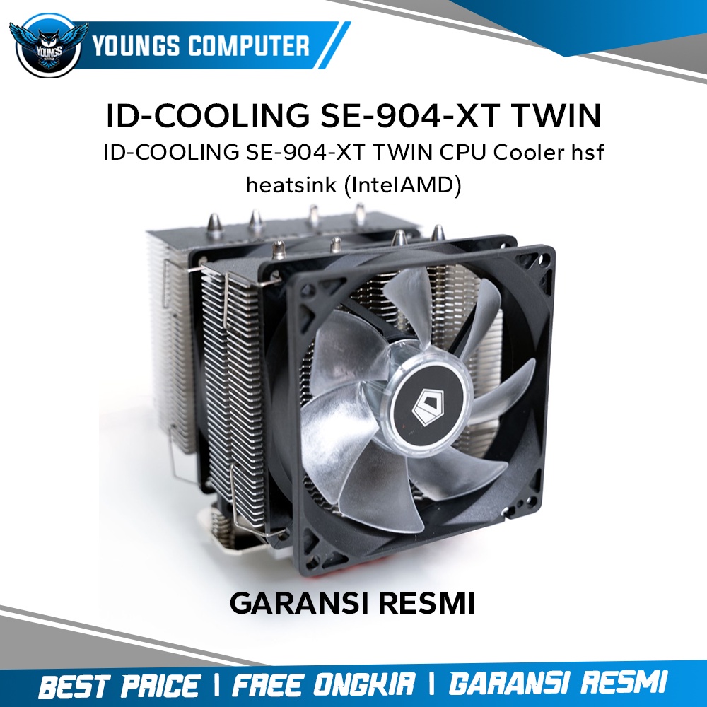 ID-COOLING SE-904-XT TWIN | CPU Cooler Heatsink HSF (Intel/AMD)