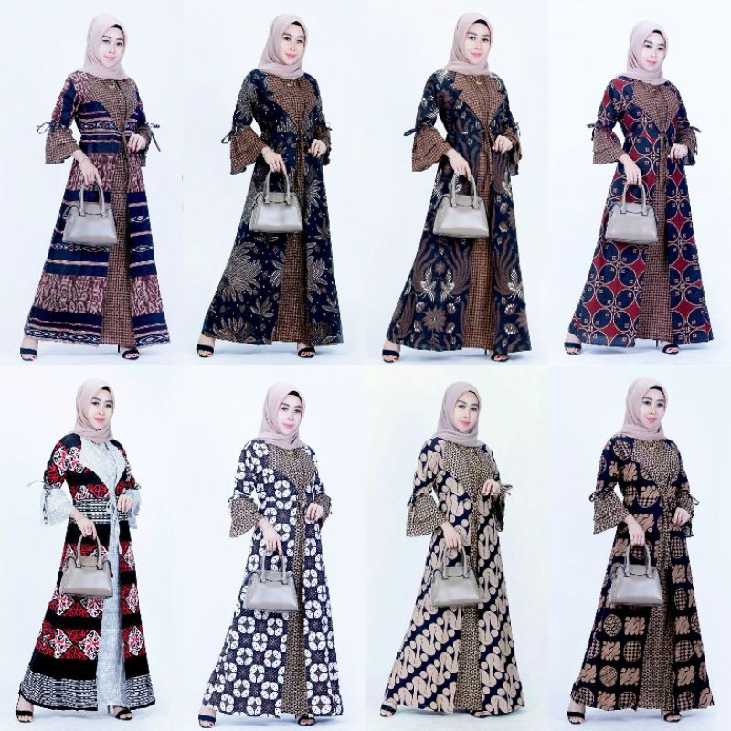 Gamis Batik Manggar, Padi,sekar,cantik,kubis,kipas,daun,kupu,nadine,gendis,kawung,termurah