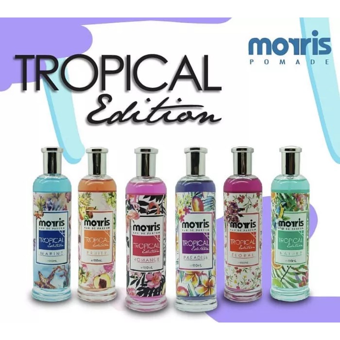 MORRIS EDP Eau de Parfum TROPICAL ❤ jselectiv ❤ Parfum Minyak Wangi MORRIS - ORI✔️BPOM✔️COD✔️