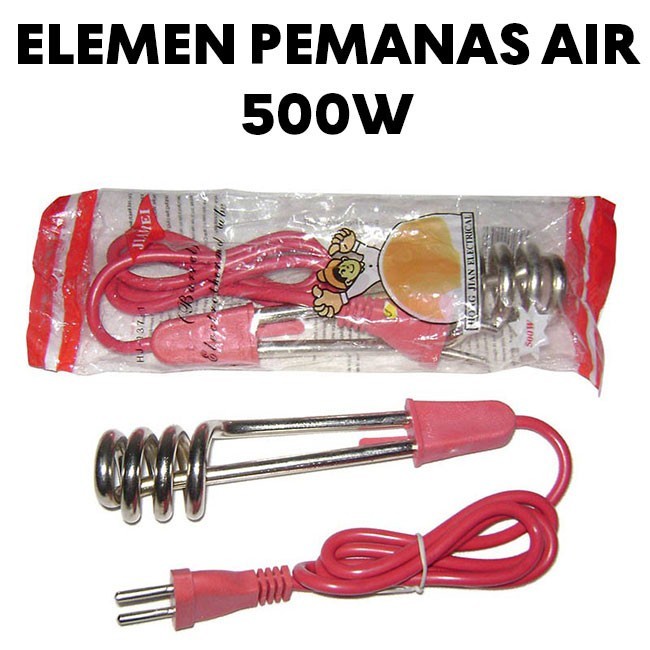 Elemen Pemanas Air Spiral Water Heater Celup 500w ibz