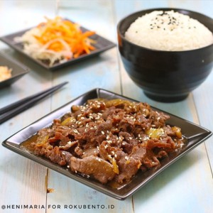 Beef Teriyaki (Manis) Roku Bento Homemade Bento Frozen Daging Sapi Siap Tumis Ide Menu Sahur Bekal Praktis