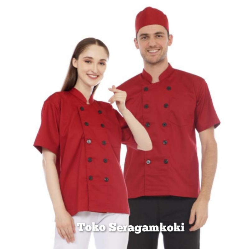 Baju Chef / Baju Koki Tebal Nyaman