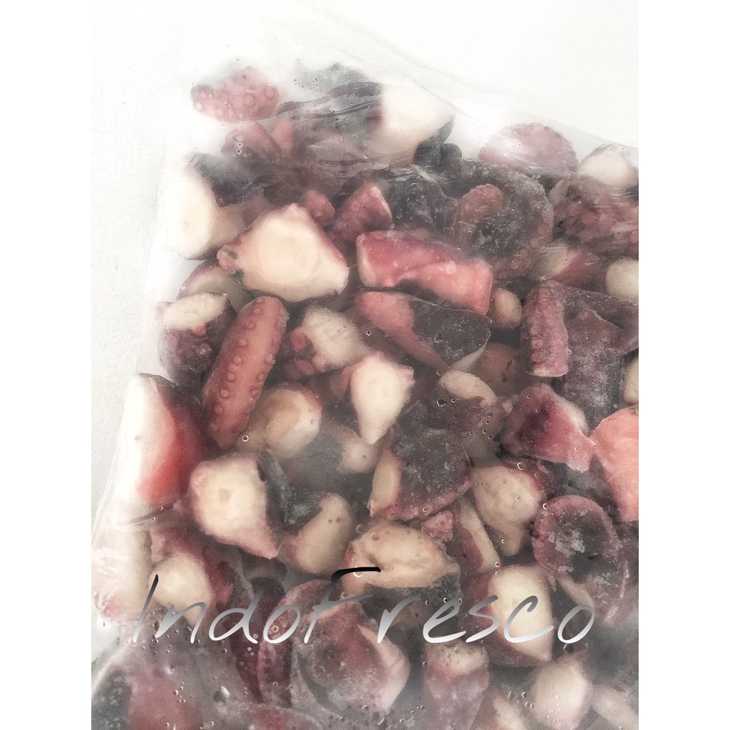 

PROMO TAKO LEG CUT- KAKI GURITA POTONG- BOILED CUT OCTOPUS 200GR TERMURAH