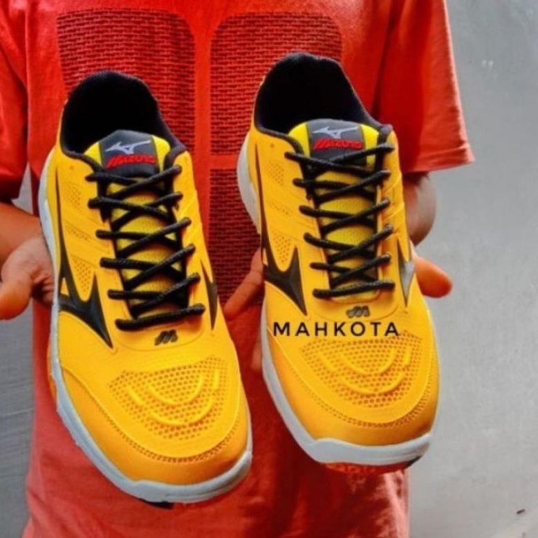 Sepatu Pria Badminton Mizuno terbaru volly bulutangkis full karet