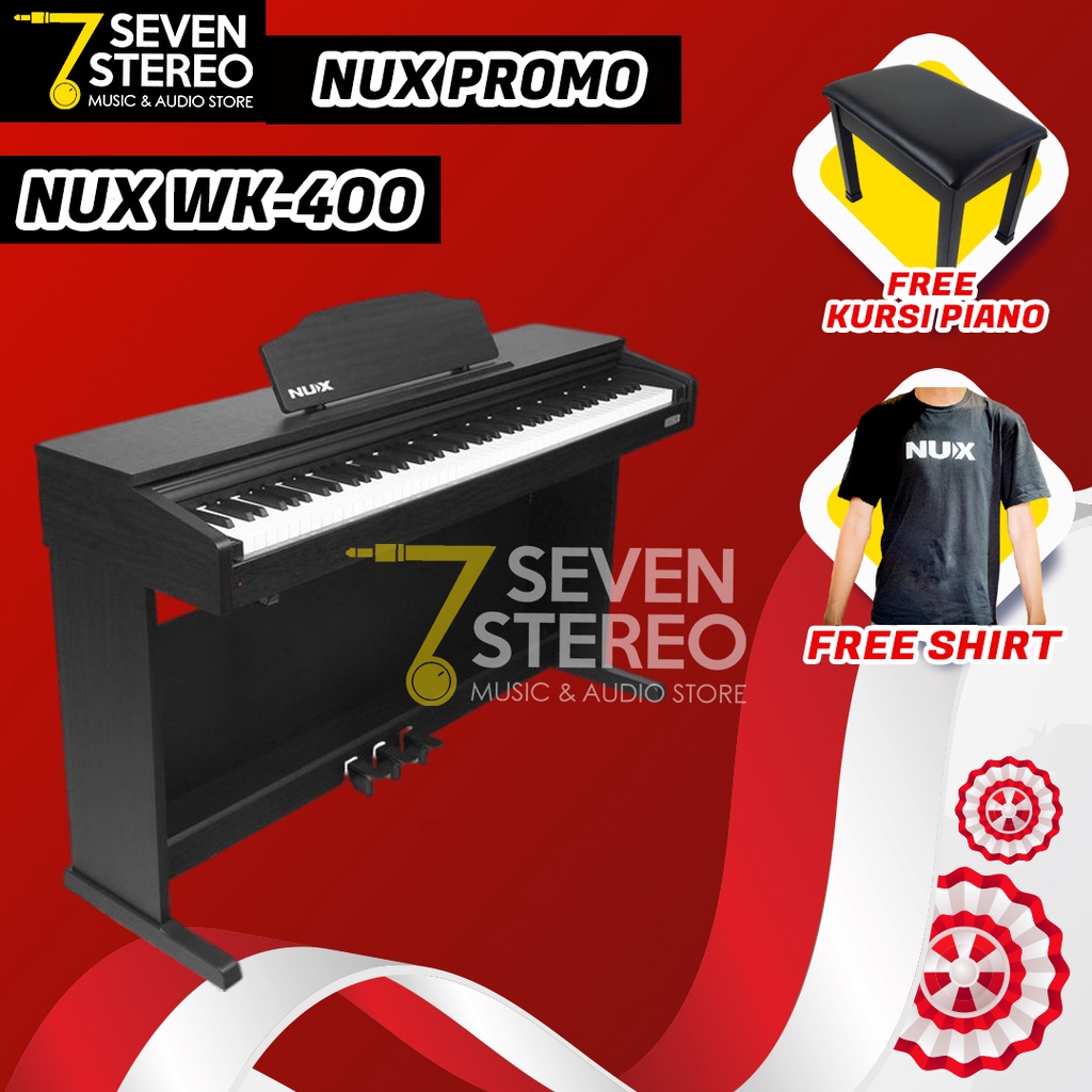 Nux WK400 WK-400 WK 400 Digital Piano