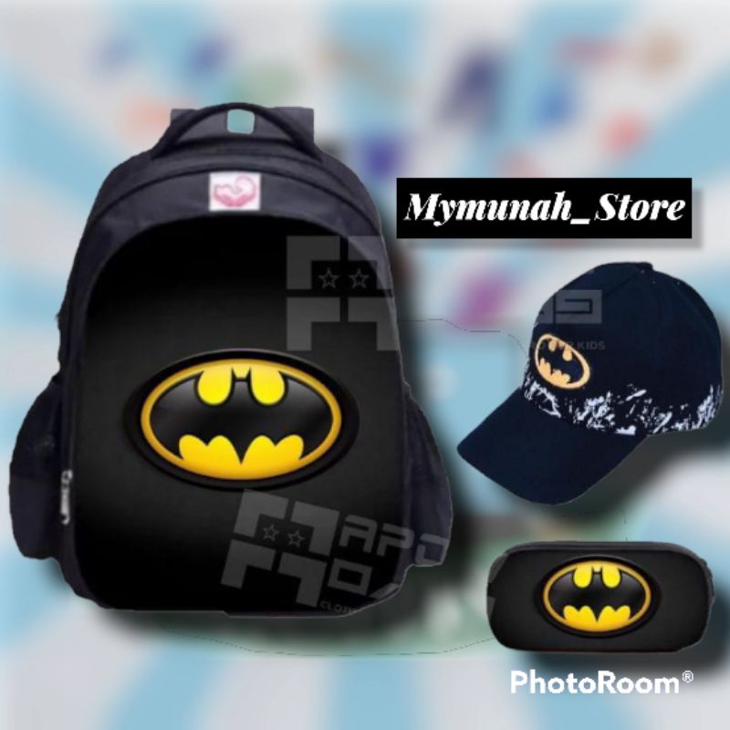 Tas Ransel Sekolah Anak Laki Laki Karakter Batman - Tas Anak