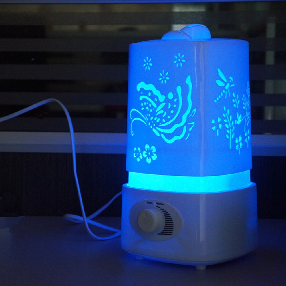 Humidifier 1,5 liter Ultrasonic Humi H6 Aromatherapy 7 RGB Color Light 1500ml diffuser Essential Oil