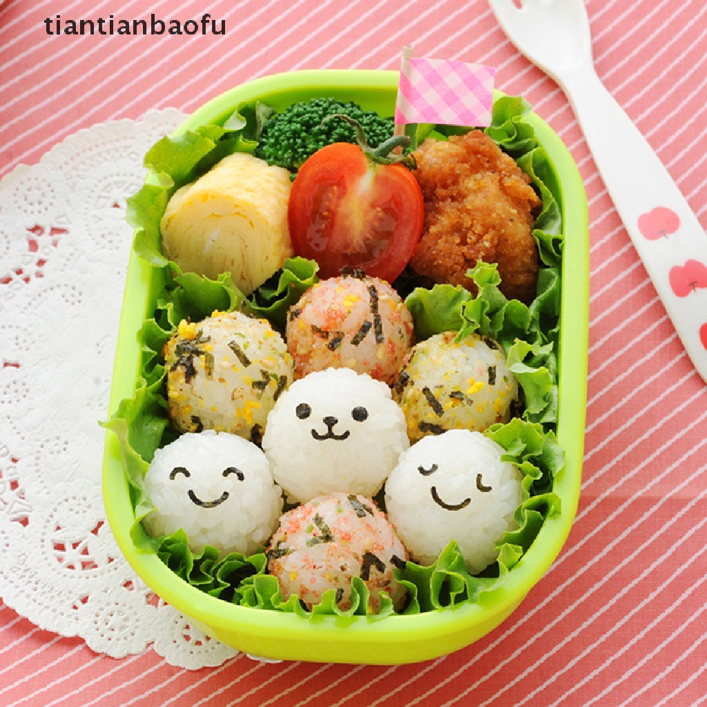Cetakan Pembuat Bento Sushi Bola Nasi DIY Untuk Anak