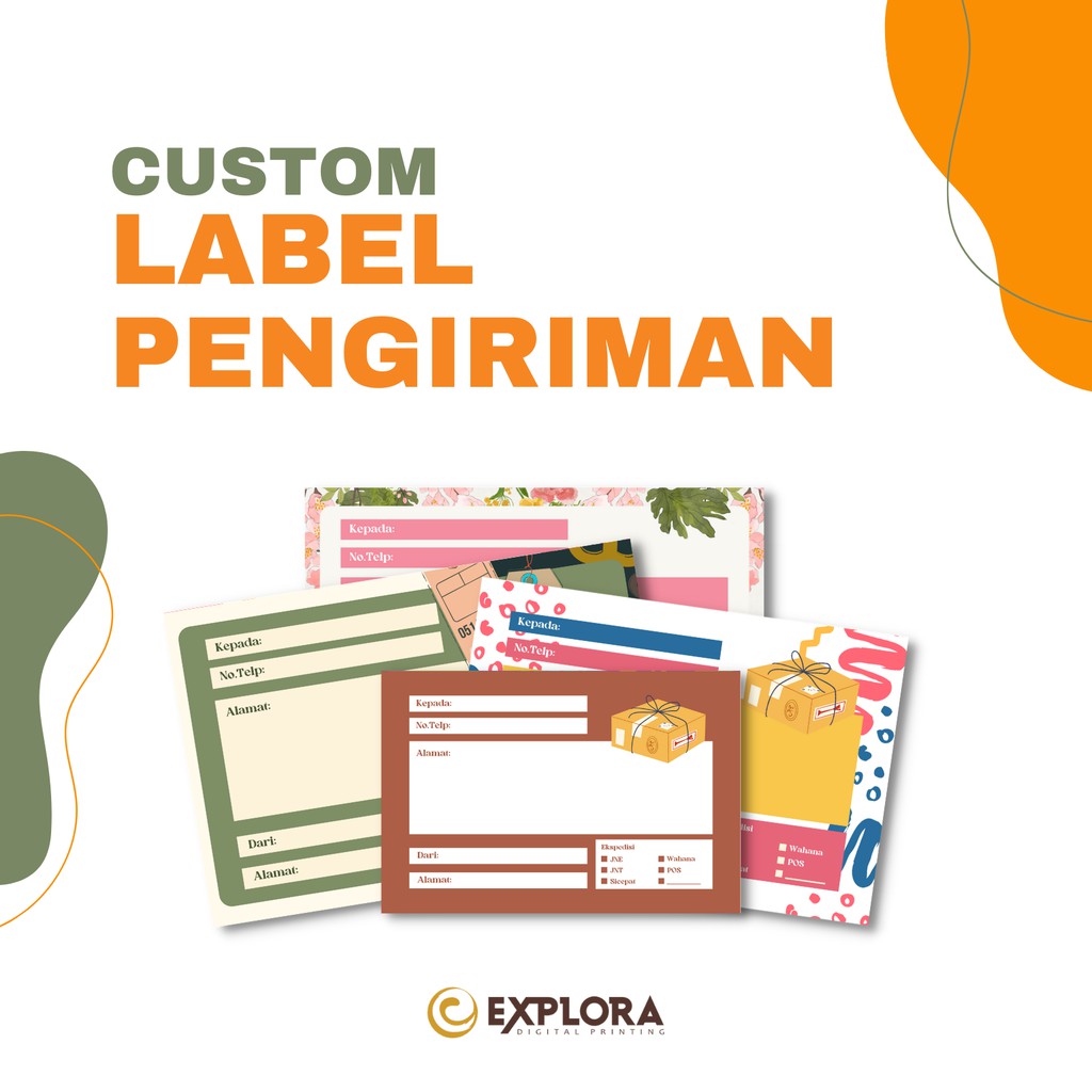 

Paket Cetak Stiker Chromo Label Pengiriman Olshop Murah