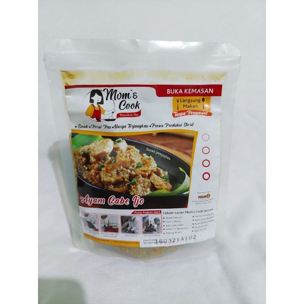 

RANSUM Lauk makanan Ayam Cabai Ijo tanpa pengawet tanpa Micin