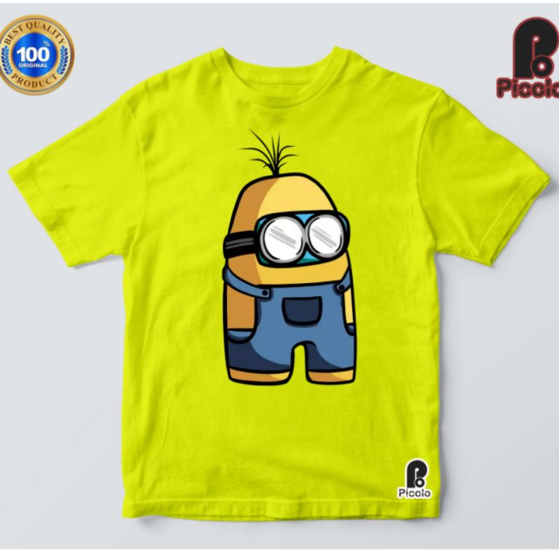 kaos baju among us minion lucu bahan premium