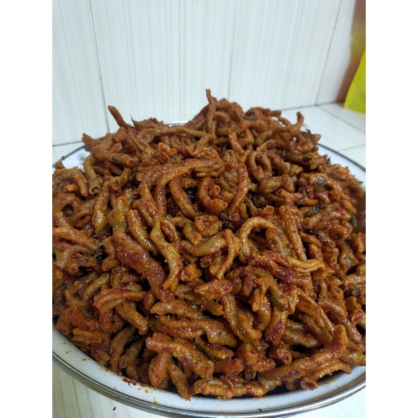 

usus crispy pedas cikruh kemasan 1/2kg termurah