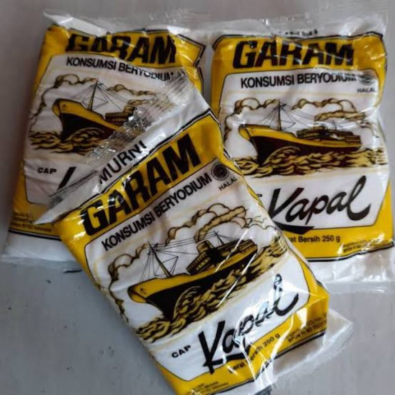 

Garam Cap kapal Per 250gr