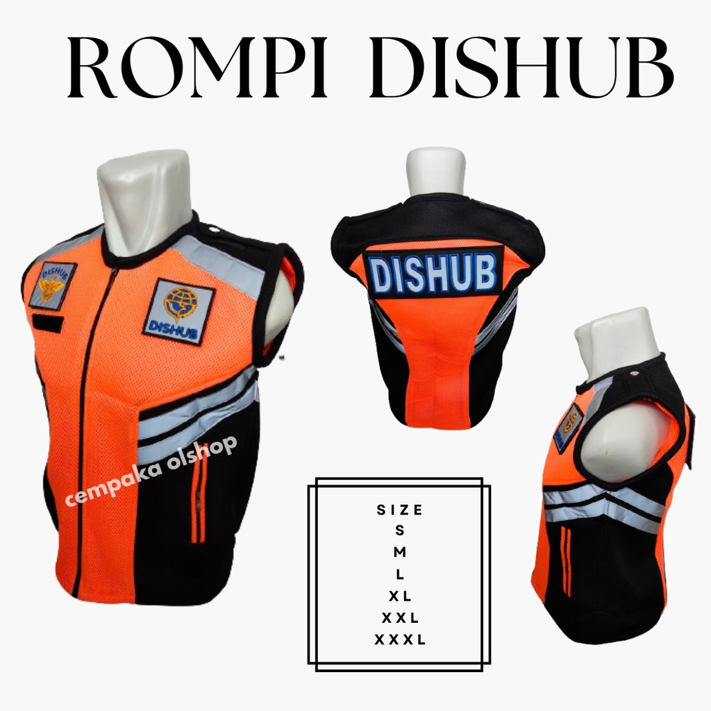 Rompi Dishub Tebal | Rompi dishub | Rompi dishub Terbaru | Rompi Dishub Orange | Rompi Dishub Terbar