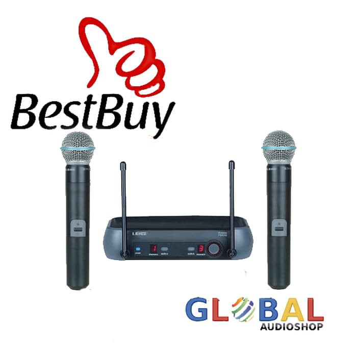 Mic Shure Wireless Beta 58 Dual Mic