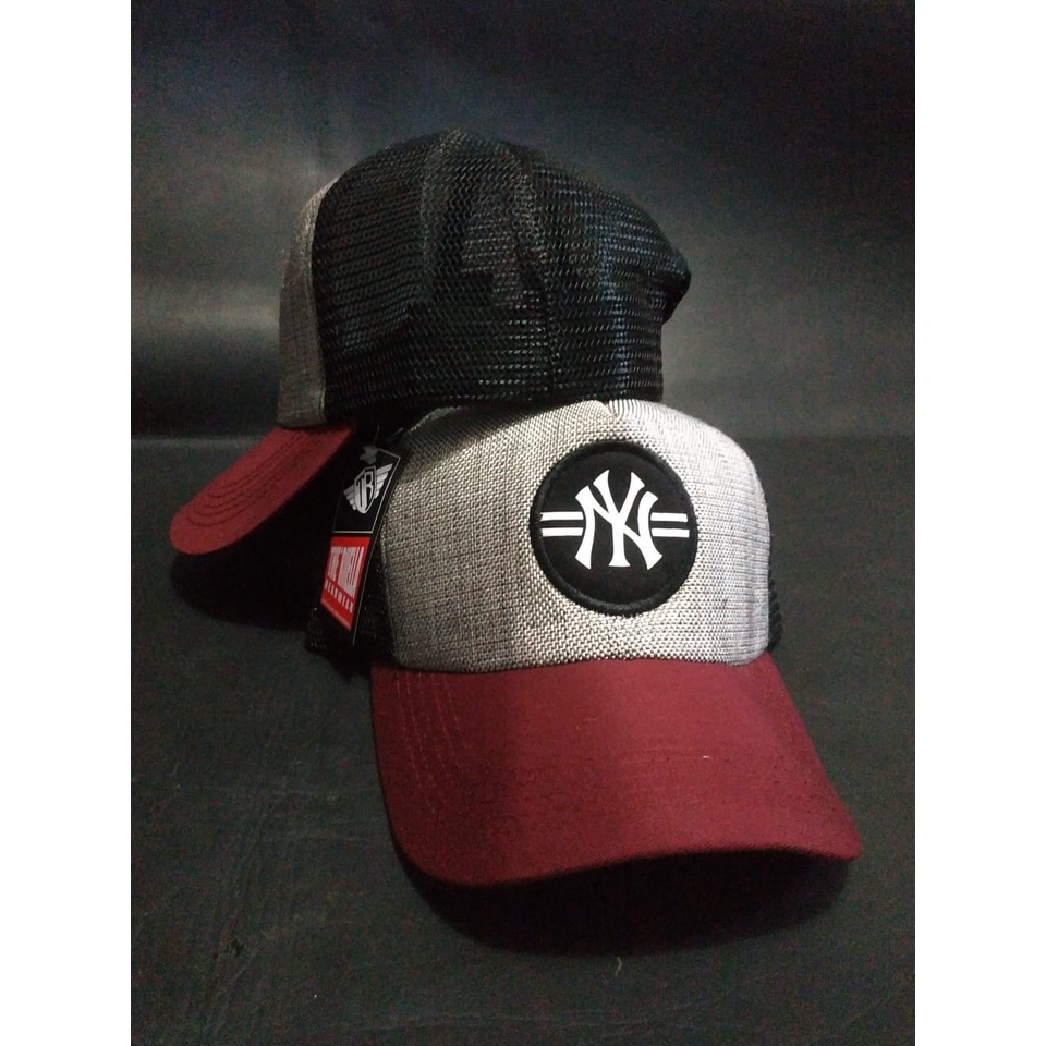 Topi pria jaring baseball Kekinian Termurah motif Random/realpict/COD