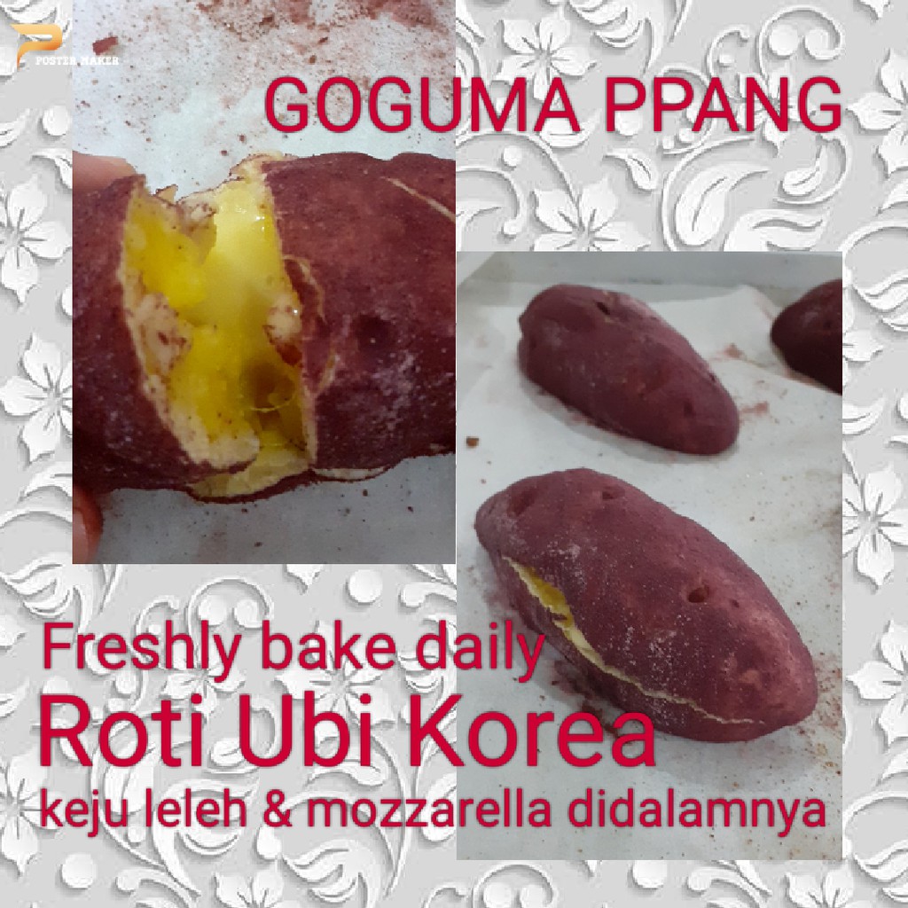 

Ggoguma Ppang roti ubi KOREA dgn Keju Mozarella