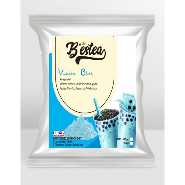 

Bubuk minuman vanila blue 1kg