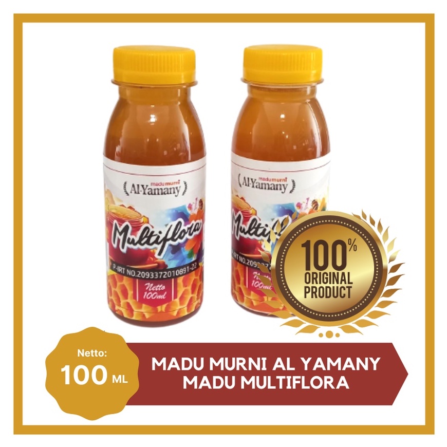 

Madu Multiflora Super Asli Madu Murni Al Yamany Multiflora Madu Kemasan Kecil 100 ML