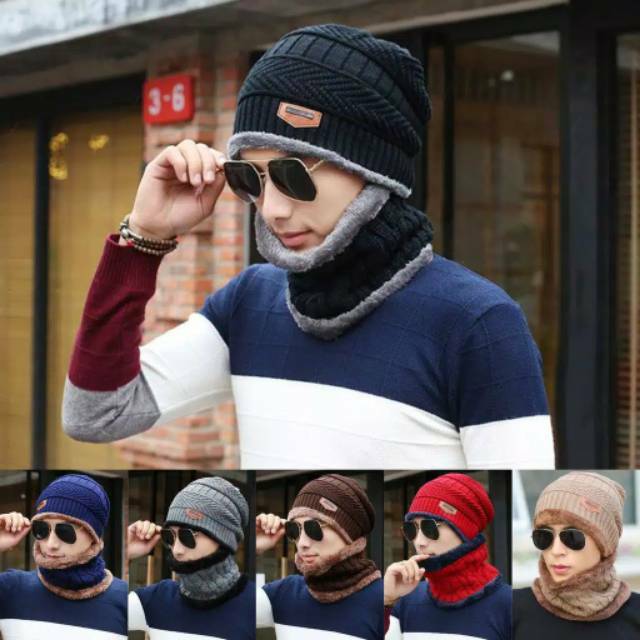 TOPI KUPLUK RAJUT HANGAT UNTUK PRIA DEWASA / COWOK / LAKI-LAKI / MUSIM DINGIN