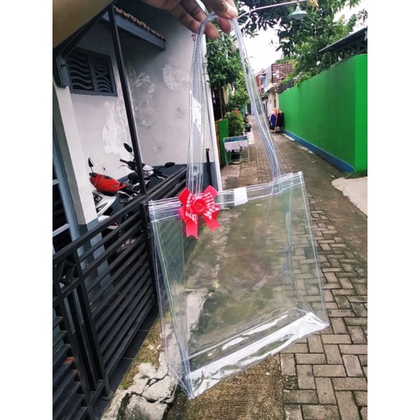 

Tas Jinjing Mika ukuran 20x10x20 gratis pita