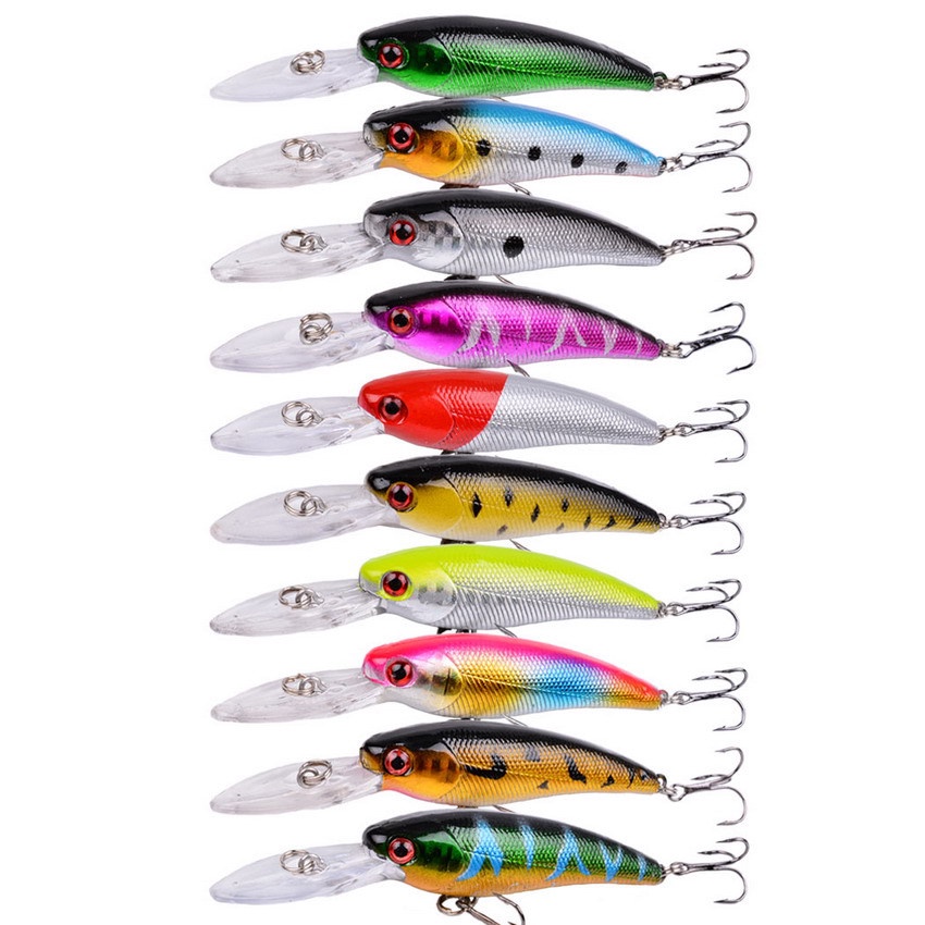 umpan Pancing Minnow 9cm 7,2gr ultralight casting fishing lure mancing casting laut pinggir pantai