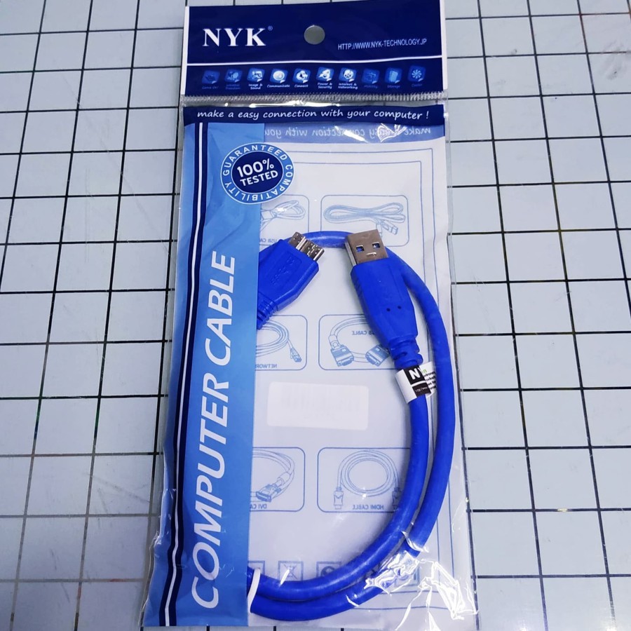 NYK Kabel HDD Hard disk External USB 3.0 to Micro B