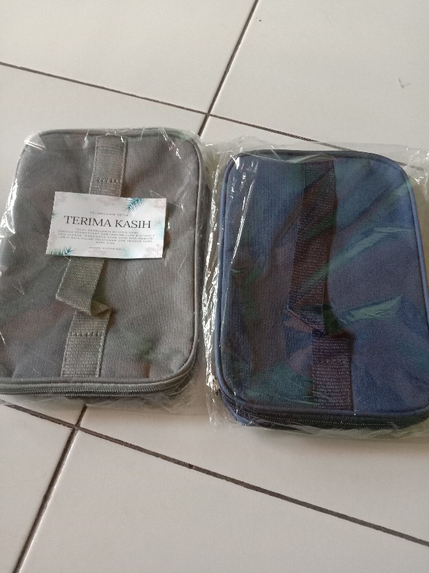 Tas Bekal Makanan Yooyee Mini Lunch Bag Polos Cooler Bag Aluminium Foil Lunch Box Kotak Makan Set