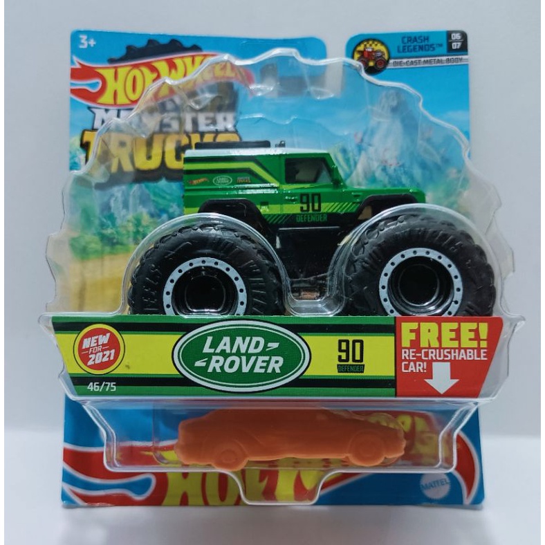 Hotwheels Monster Trucks Truck Land Rover Defender 90